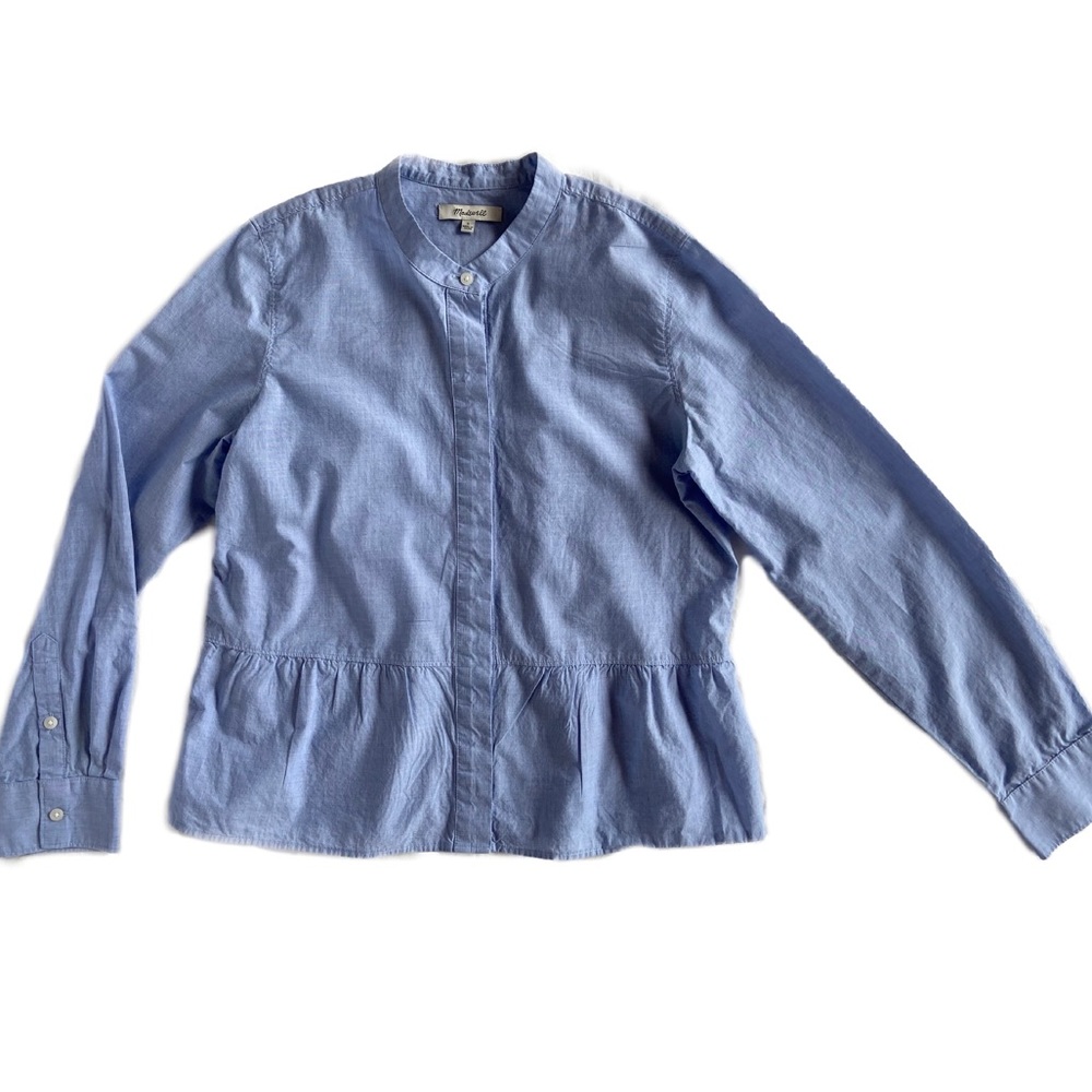 Madewell chambray Button up blouse